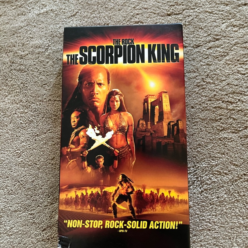 The Scorpion King VHS